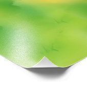 Green cute frog フォトプリント            (角)