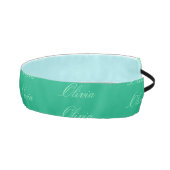 Green-cyan Poka Dot アスレチックヘッドバンド (右)