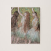 Green Dancers by Edgar Degas, ヴィンテージ・バレエ・アート ジグソーパズル (縦)