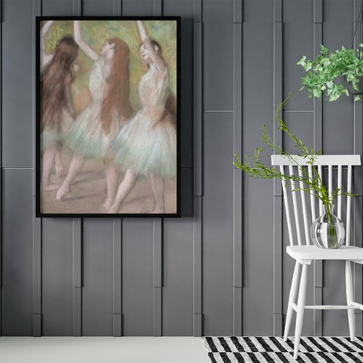 Green Dancers by Edgar Degas, ヴィンテージ・バレエ・アート ポスター
