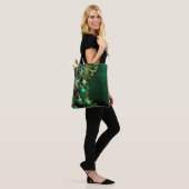 Green Decorative Ornaments Holiday Tote Bag トートバッグ (モデル)