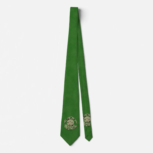 Green Denim Lawn Bowls, Neck Tie ネクタイ (正面)