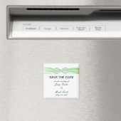 Green Diamond Infinity Save The Date Magnet マグネット (インサイチュ (食洗機))
