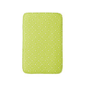 Green Diamonds Pattern Bath Mat バスマット (正面縦)