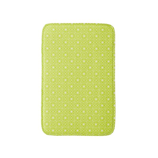 Green Diamonds Pattern Bath Mat バスマット (正面縦)