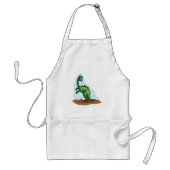 Green Dinosaur スタンダードエプロン (正面)
