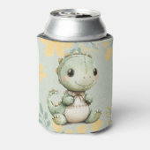 Green Dinosaur 1st Birthdayパーティー 缶クーラー (缶裏面)