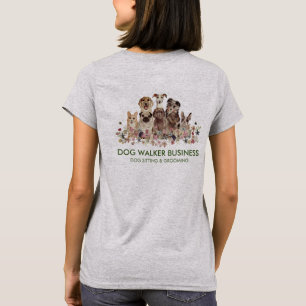 Green Dogs Servicesグローマーウォーカーのシッター Tシャツ
