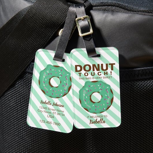 Green Donut Luggage Tag ラゲッジタグ