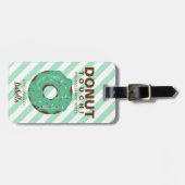 Green Donut Luggage Tag ラゲッジタグ (正面横)