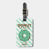 Green Donut Luggage Tag ラゲッジタグ (正面縦)