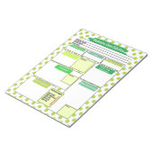 Green Dot Healthcare Student Medicineテンプレート ノートパッド (アングル)