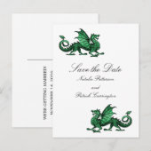 Green Dragon日付はがきを保存 案内ポストカード (正面/裏面)