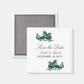 Green Dragon Save the Date Magnet マグネット (正面/裏面)
