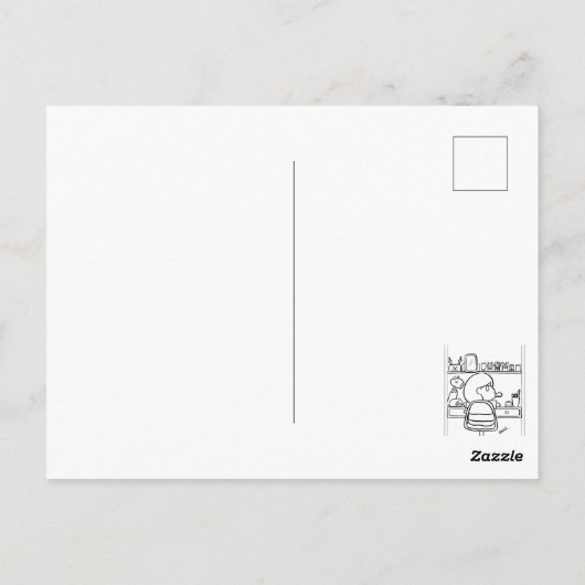 Green dragon white tiger ポストカード (裏面)