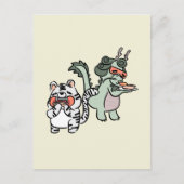 Green dragon white tiger ポストカード (正面)