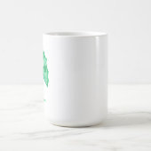 Green Dragon With Shamrocks コーヒーマグカップ (中央)