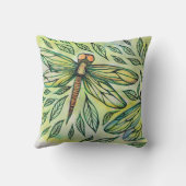 Green Dragonflies Dragonfly Lovers                 クッション (裏面)