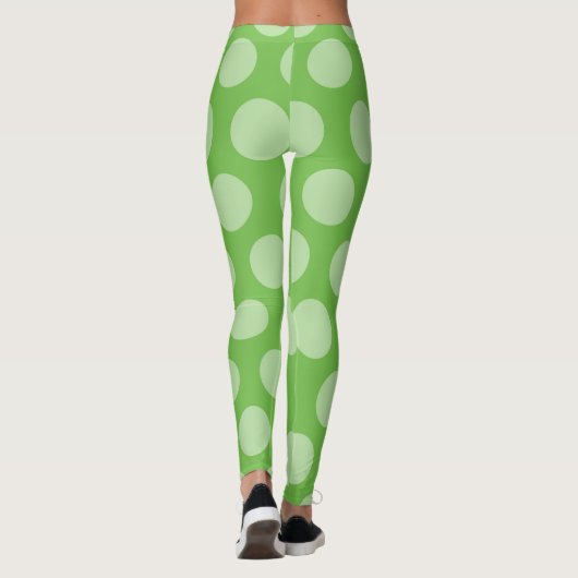 Green Dream Large Polka Dot Leggings レギンス (裏面)