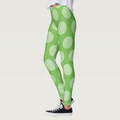 Green Dream Large Polka Dot Leggings レギンス (左)