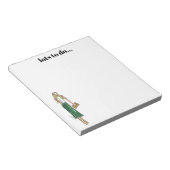 Green dress notepad ノートパッド (アングル)