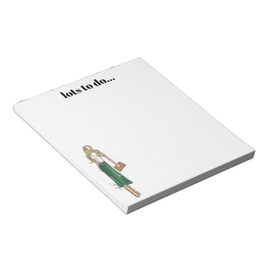 Green dress notepad ノートパッド (アングル)