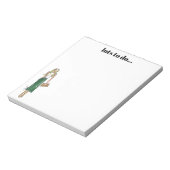 Green dress notepad ノートパッド (回転)