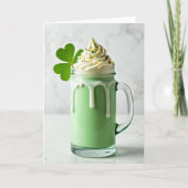 Green Drink Celebration Card カード (正面)