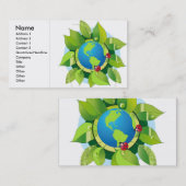 Green_Earth (2)，名前，住所1，住所2，共同… 名刺 (正面/裏面)