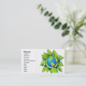 Green_Earth (2)，名前，住所1，住所2，共同… 名刺 (スタンド正面)