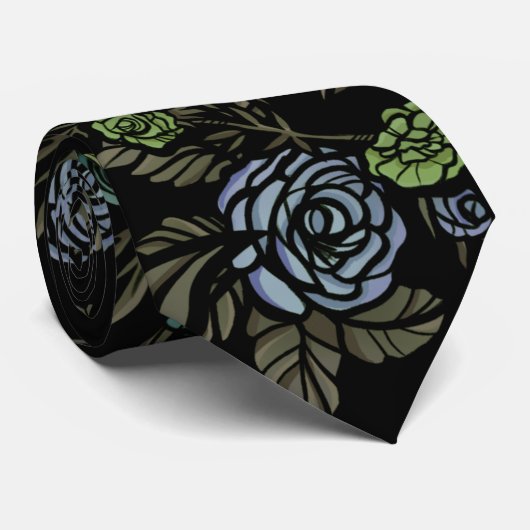Green Earth Flowers ネクタイ (ロール)