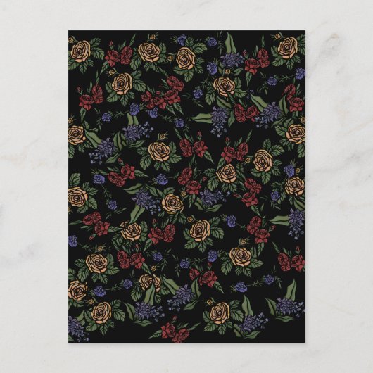 Green Earth Flowers ポストカード (正面)