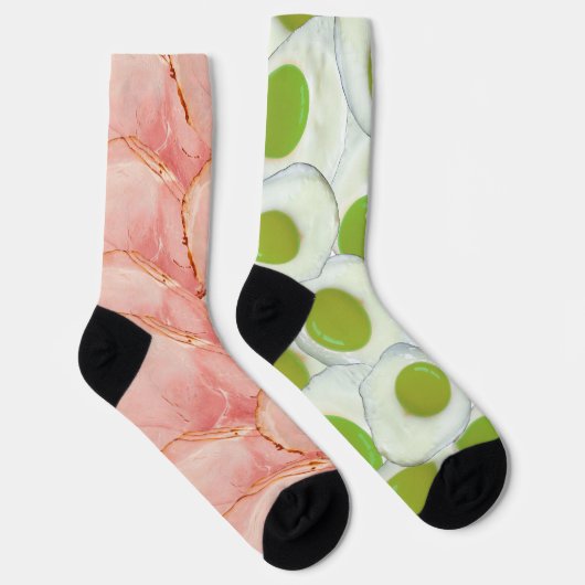 Green Eggs and Ham Novelty Socks ソックス (右)