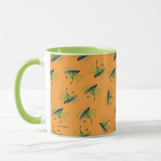 Green Eggs and Ham Pattern マグカップ (左)