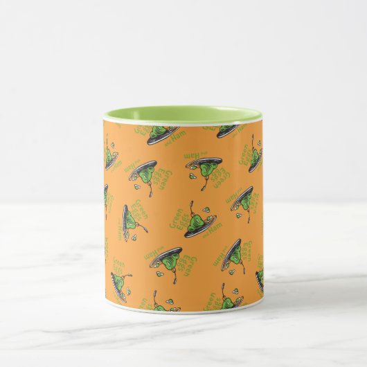 Green Eggs and Ham Pattern マグカップ (中央)