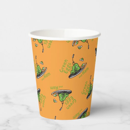 Green Eggs and Ham Pattern 紙コップ (左)