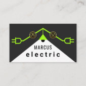 Green Electrical Rooftop Wiring Frame 名刺 (正面)