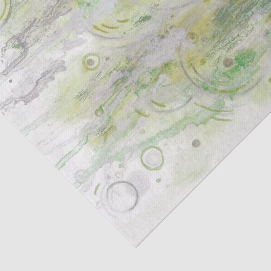 Green Elegant Abstract Decoupage Tissue Paper 薄葉紙 (詳細)