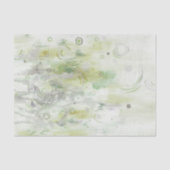 Green Elegant Abstract Decoupage Tissue Paper 薄葉紙 (正面)