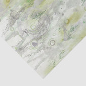 Green Elegant Abstract Decoupage Tissue Paper 薄葉紙 (詳細)