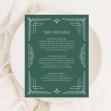 Green Elegant Classic Holiday Wedding | ディテール