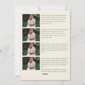 Green Elegant Tile Border Photo シーズンカード (裏面)