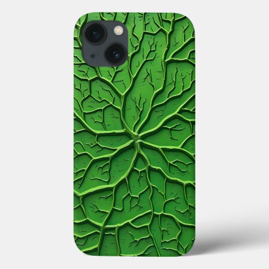 Green Embossed Tree Texture iPhone Case Case-Mate iPhoneケース (裏面)