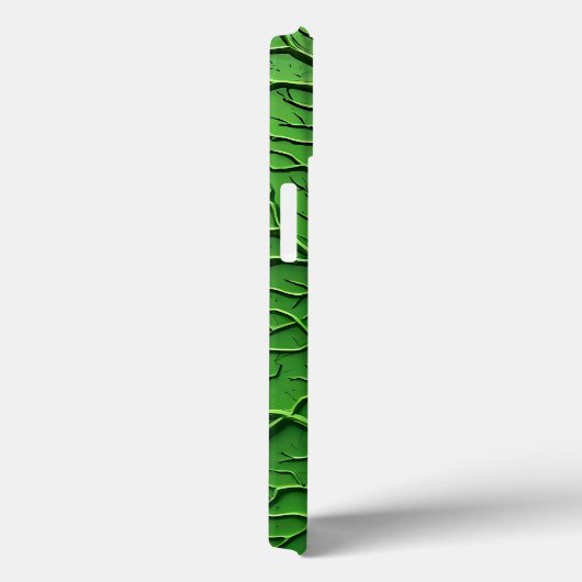 Green Embossed Tree Texture iPhone Case Case-Mate iPhoneケース (裏面 / 右)