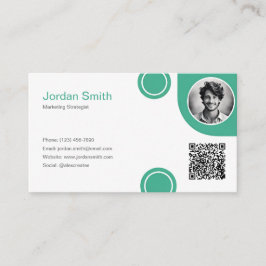 Green Emerald Aesthetic Classic Professional  名刺