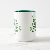Green Energy Plant Based Mug マグカップ (中央)