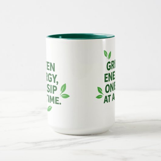 Green Energy Plant Based Mug マグカップ (中央)
