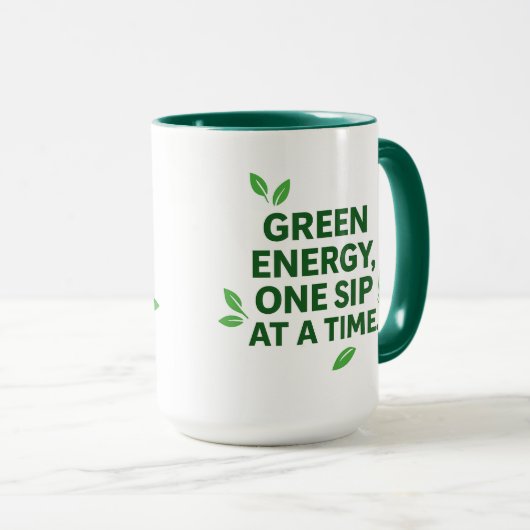 Green Energy Plant Based Mug マグカップ (正面右)