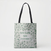 Green environmental Tote bags トートバッグ (正面)