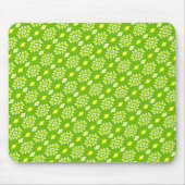 Green Ethnic Pattern Mouse Pad マウスパッド (正面)